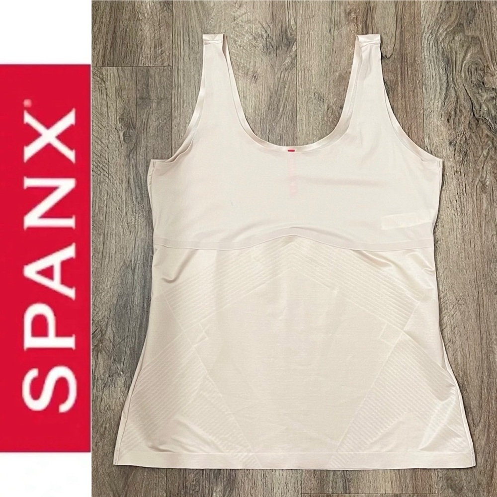 SPANX Thinstincts 2.0 Tank Champagne‎ Beige Shapewear Size 1X